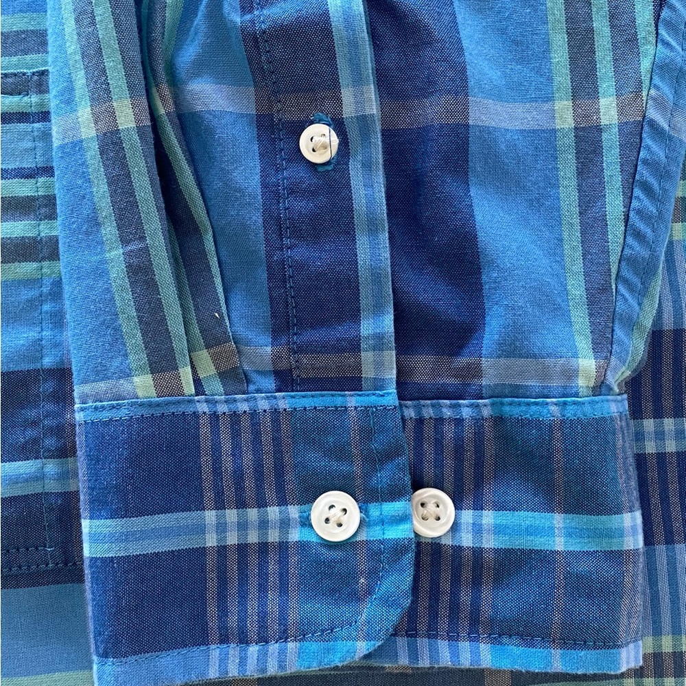 EUC Arrow Plaid Tab Long Sleeve Shirt, XL - Picture 4 of 10
